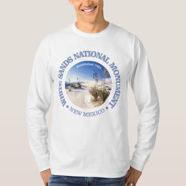 Nationalmonumentet White Sands T Shirt (Framsida)