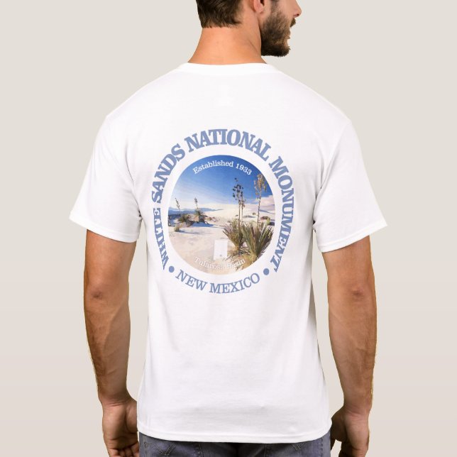 Nationalmonumentet White Sands T Shirt (Baksida)