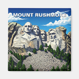 Nationalmonumentresa i Rushmore Magnet