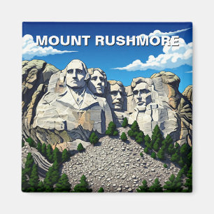 Nationalmonumentresa i Rushmore Magnet