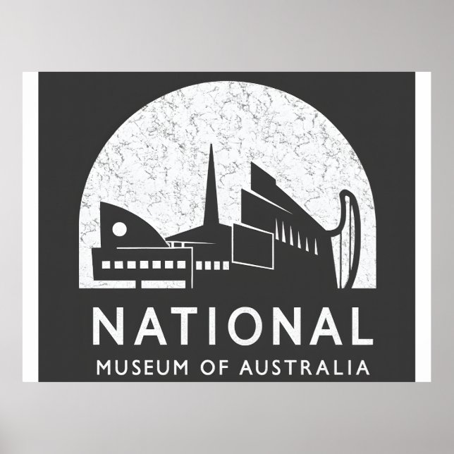 Nationalmuseet i Australiens väggkonst. Poster (Framsidan)