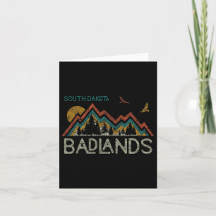 Nationalpark Badlands South Dakota Mount Rush Kort