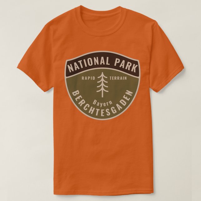 Nationalpark Berchtesgaden T Shirt (Design framsida)