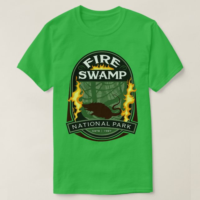 Nationalpark för brandsvamp t shirt (Design framsida)