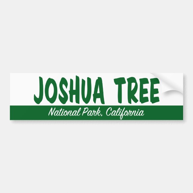 Nationalpark för Joshua träd Bildekal (Framsidan)