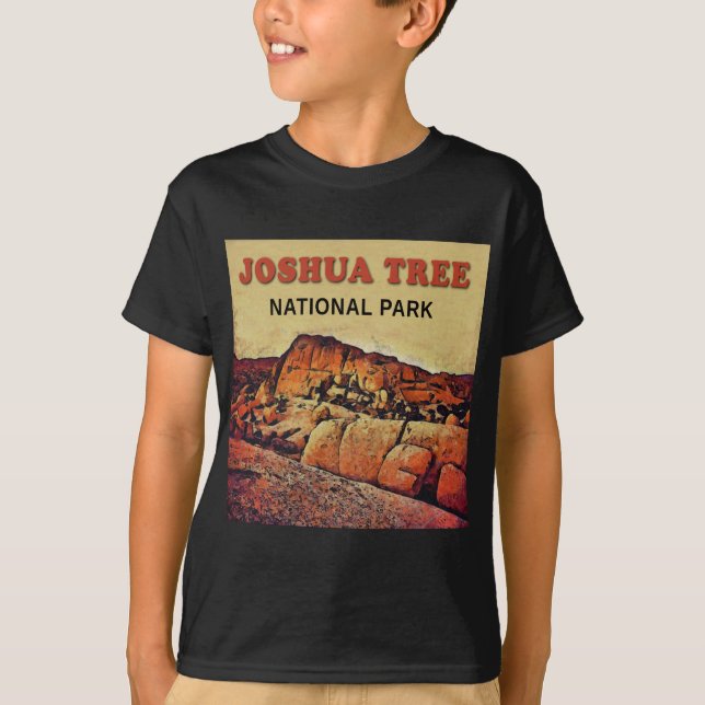 Nationalpark för JOSHUA TRÄD Tee (Framsida)
