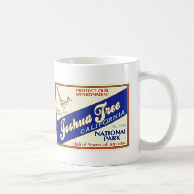 Nationalpark för Joshua träd (vägspringer) Kaffemugg (Höger)