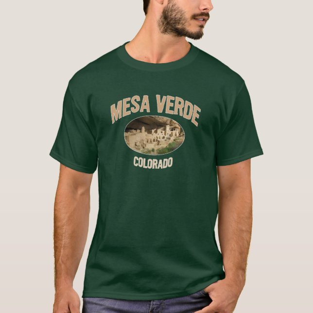 Nationalpark för Mesa Verde Tee Shirt (Framsida)