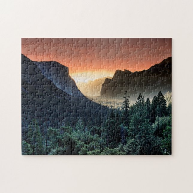 Nationalpark för soluppgång | Yosemite Pussel (Horisontell)