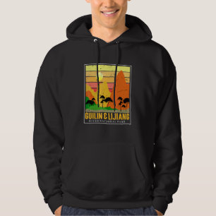 Nationalpark Guangxi Kina Guilin Lijiang Flod C Hoodie