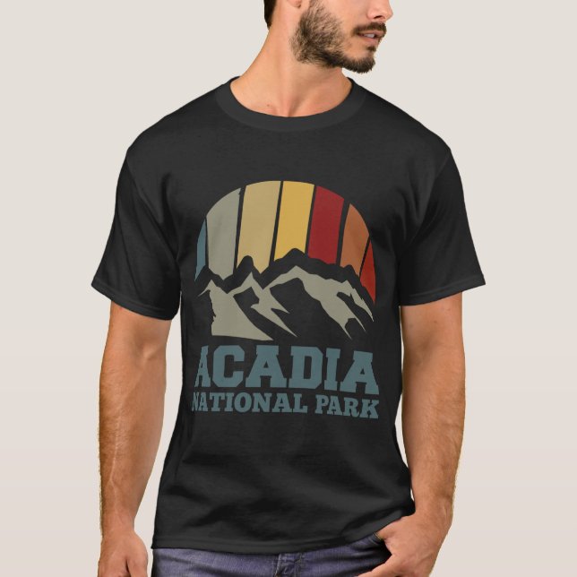 nationalpark i acadia t shirt (Framsida)