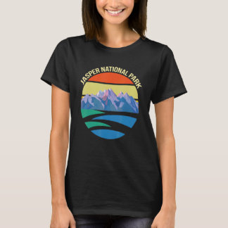 Nationalpark Kanada Jasper Alberta Souvenir Isfält T Shirt
