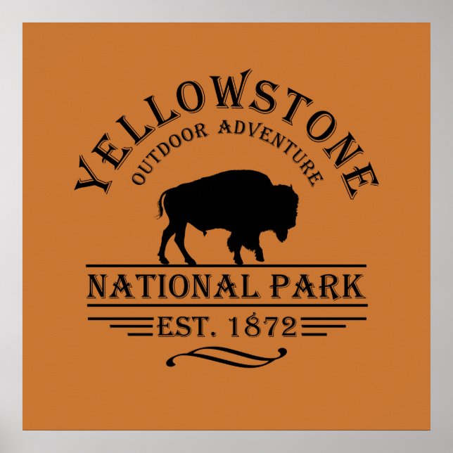 nationalpark poster (Framsidan)
