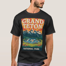 Nationalpark Vintage Grand Teton T Shirt