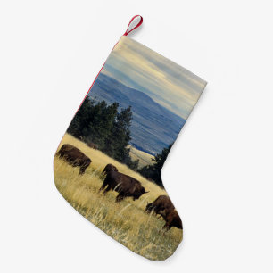 NationalparkBisonflock Liten Julstrumpa