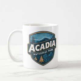 Nationalparken Acadia Emblem Kaffemugg