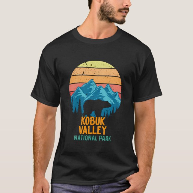 Nationalparken Alaska Bear i Kobuk Valley T Shirt (Framsida)