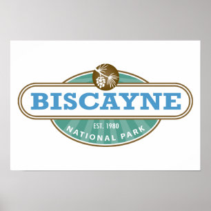 Nationalparken Biscayne Florida Poster