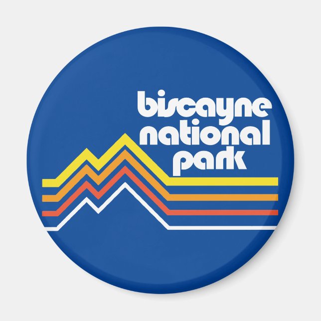 Nationalparken Biscayne Magnet (Framsidan)