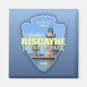 Nationalparken Biscayne (pilhuvud) Magnet