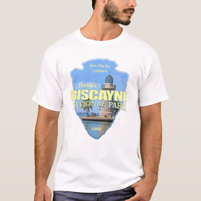 Nationalparken Biscayne (pilhuvud) T Shirt (Framsida)