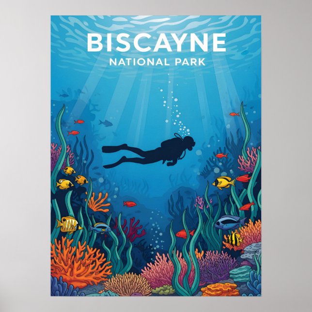 Nationalparken Biscayne Poster (Framsidan)