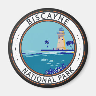 Nationalparken Boca Chita Nyckel Badge Magnet