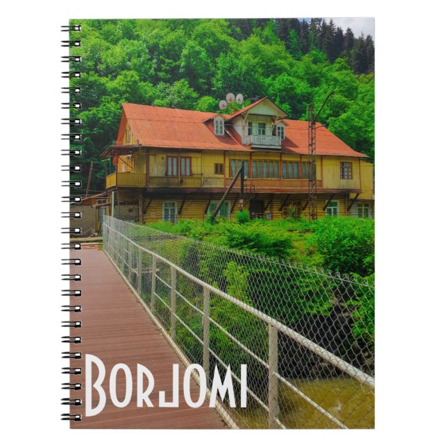 Nationalparken Borjomi-Kharagauli Georgia Caucuses Anteckningsbok (Framsidan)