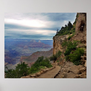 Nationalparken Bright Angel Trail Grand Canyon Poster