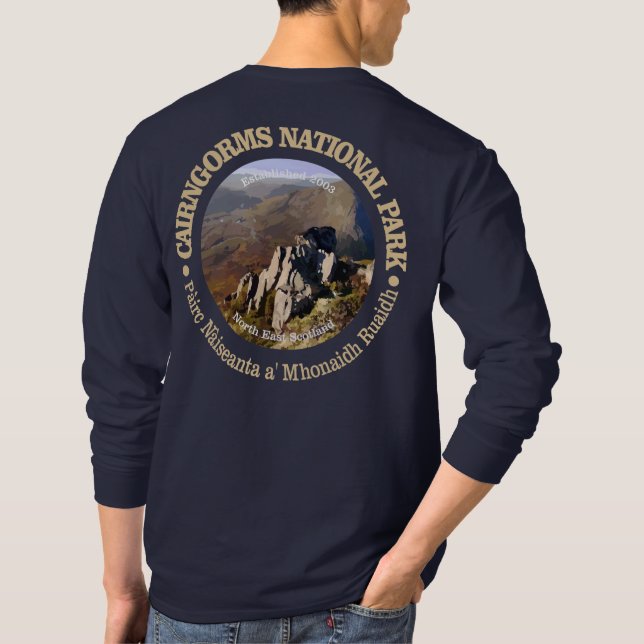 Nationalparken Cairngorms Tee Shirt (Baksida)
