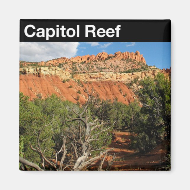 Nationalparken Capital Reef Magnet (Framsidan)