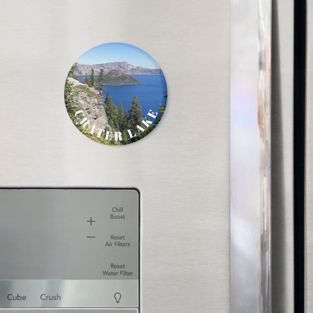 Nationalparken Crater Sjö Landskap Magnet (In Situ (Fridge))