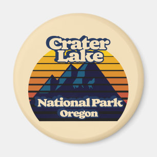 Nationalparken Crater Sjö Magnet