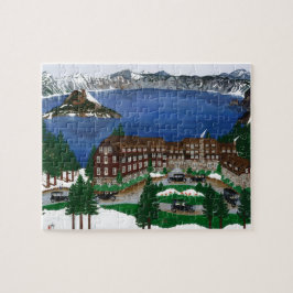 Nationalparken Crater Sjö Pussel