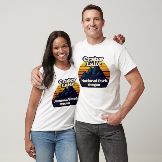 Nationalparken Crater Sjö T Shirt (Unisex)