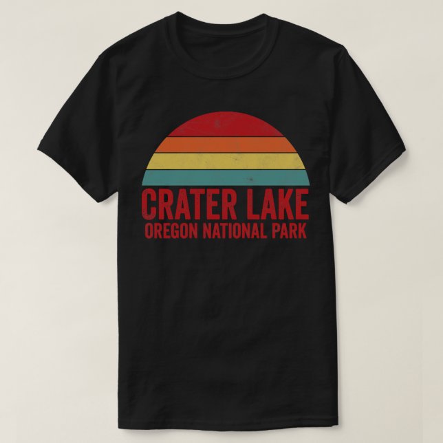Nationalparken Crater Sjö T Shirt (Design framsida)
