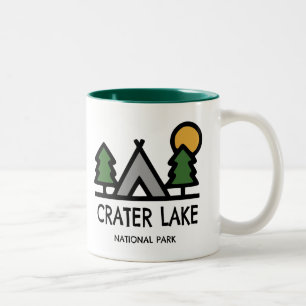 Nationalparken Crater Sjö Två-Tonad Mugg