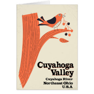 Nationalparken Cuyahoga Valley Hälsningskort