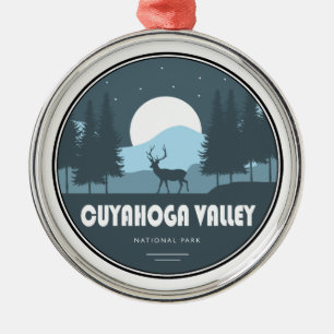 Nationalparken Cuyahoga Valley Hjort Julgransprydnad Metall