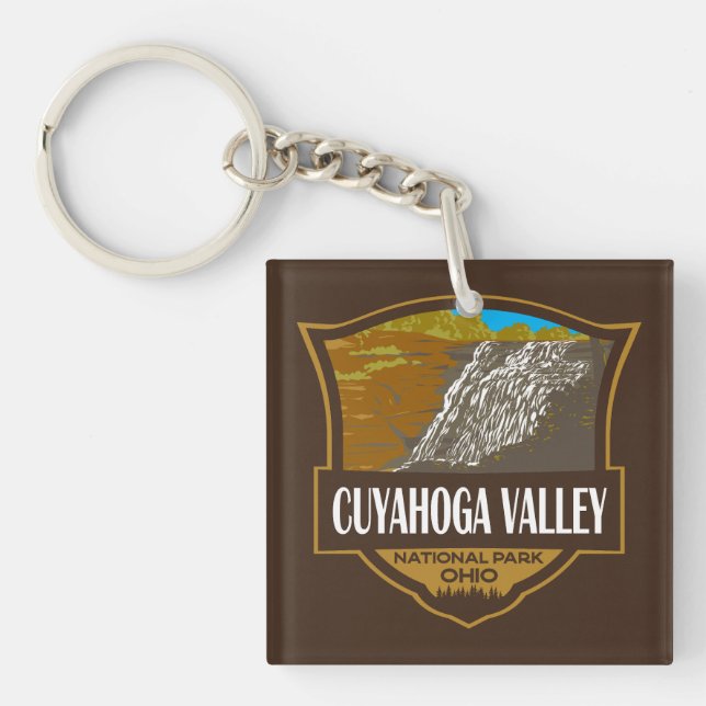 Nationalparken Cuyahoga Valley Illustration Travel (Framsidan)