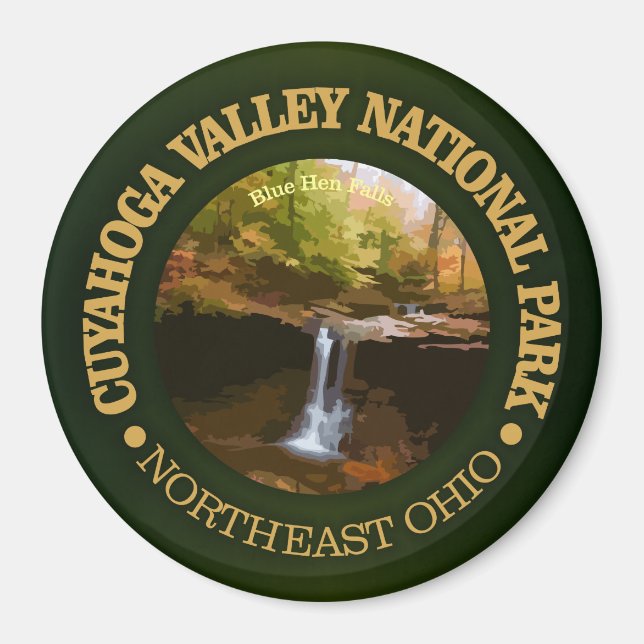 Nationalparken Cuyahoga Valley Magnet (Framsidan)