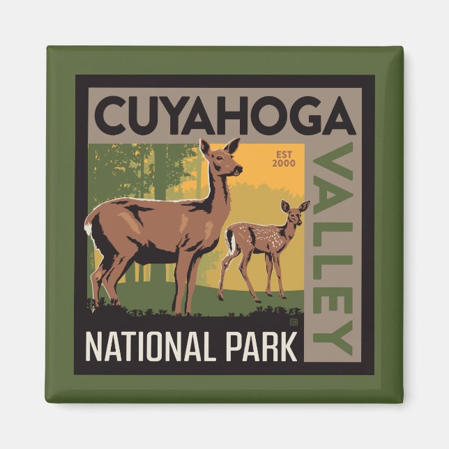 Nationalparken Cuyahoga Valley | Ohio Magnet (Framsidan)