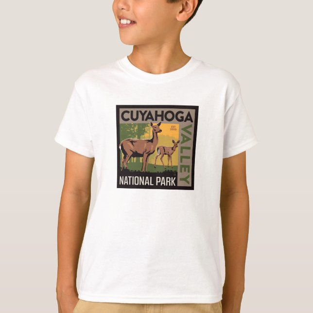 Nationalparken Cuyahoga Valley | Ohio T Shirt (Framsida)