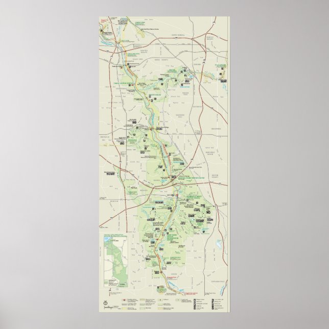 Nationalparken Cuyahoga Valley Poster (Framsidan)