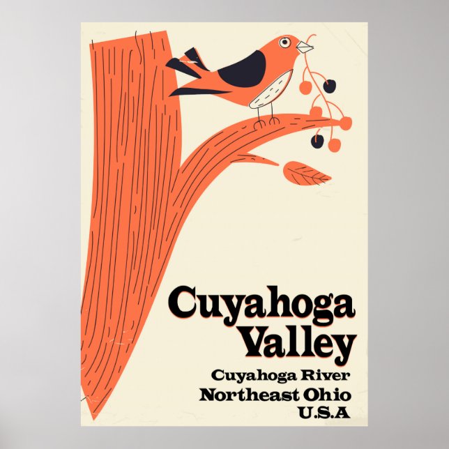 Nationalparken Cuyahoga Valley Poster (Framsidan)