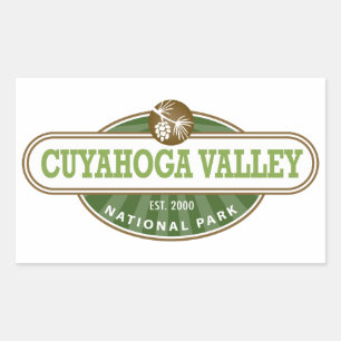 Nationalparken Cuyahoga Valley Rektangulärt Klistermärke