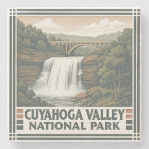 Nationalparken Cuyahoga Valley Stenunderlägg
