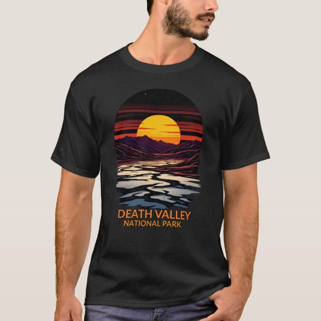 Nationalparken Desert Sunset T Shirt (Framsida)