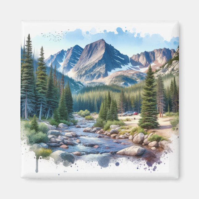 Nationalparken Dödsdalen Magnet (Framsidan)