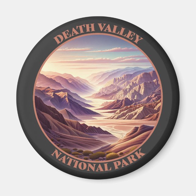 Nationalparken Dödsdalen Magnet (Framsidan)